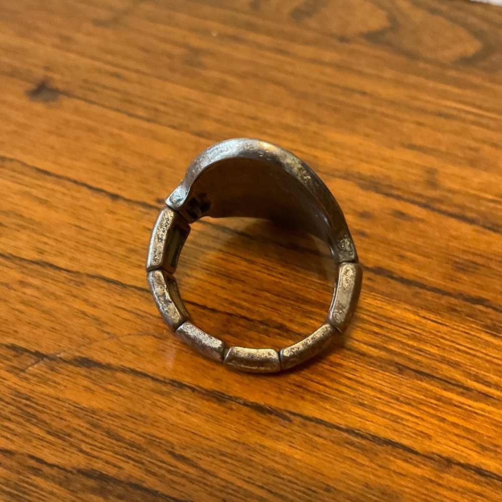 Colorful Oval Statement Ring - Picture 3 of 5